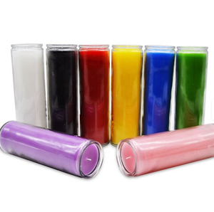 Vela Aromática para Shabat en Frasco de Vidrio con Estrella de David y Texto Hebreo, Set de Regalo para Rituales de 7 Días para Festividades Judías - Product Image 3