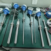 Capteur de température industriel 6 fils RTD Pt1000/Pt100 Thermocouple Double OEM ODM IP65 Acier inoxydable