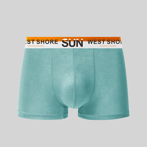 Venta al por mayor de ropa interior elástica suave de alta calidad de los hombres personalizados cómodos de algodón transpirable calzoncillos de tiro medio gran oferta Logo - Product Image 6