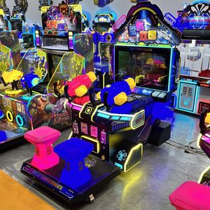 Large Children's Double Simulation Coin-operated Commercial <b>Crane</b> Machine Amusement Equipment New Model - Product Image 1