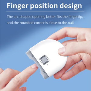 Smart Automatic Pedicure Finger <b>Nail</b> Trimmer Cutter <b>Polishing</b> LED Safe Painless Baby Adults <b>Dog</b> USB Electric <b>Nail</b> Clipper - Product Image 2