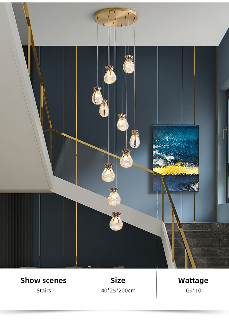 Hot Sale Luxury Pendant Lights Dining Living Room Hotel Modern LED Chandelier Lamp