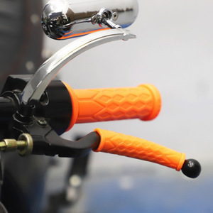 <b>Motorcycle</b> Handlebar <b>Grips</b> Rubber Set 12.1cm 10cm Anti Slip For Cruisers Replacement Parts - Product Image 3