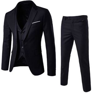 Costume <span class=keywords><strong>blazer</strong></span> pour <span class=keywords><strong>homme</strong></span>, bureau ou mariage 3 pièces pour <span class=keywords><strong>homme</strong></span> Costume avec pantalon Gilet - Product Image 2