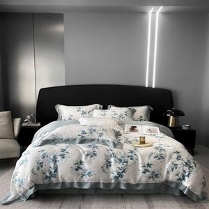Juego de Ropa de Cama de Tencel 100% <span class=keywords><strong>Sndon</strong></span> 2026, Juego de Ropa de Cama de Lujo de Tencel 60s, Juego de Sábanas y Fundas de Almohada Sedosas - Product Image 1