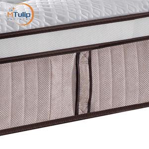 Toptan ikiz çift kraliçe kral karyola iskeleti yatak Roll up ile kutuda lüks yatak soğutma fanı cep yaylı şilte - Product Image 4