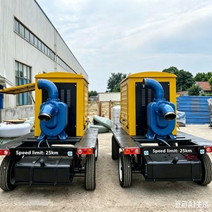 เครื่องสูบน้ำดีเซล 138 กิโลวัตต์ ขนาด 1000 ลูกบาศก์เมตร แบบไหลแรงดันสูง พร้อมระบบดูดน้ำเองได้ ติดตั้งบนรถพ่วง สำหรับการชลประทานทางการเกษตร การระบายน้ำ และการต่อสู้กับน้ำท่วม - Product Image 4