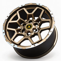Jantes forgées JZ Matte Bronze 18x9j Et0 Pcd 6x139.7 Cb106.1mm pour camions Pikup, jantes tout-terrain Y61 Y62 LC300 LC200