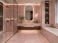 Dalles de marbre crème Rosa pour îlots de cuisine, lavabos de salle de bain, comptoirs de bar, tables consoles et grands panneaux muraux décoratifs