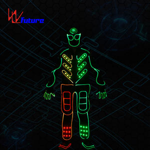 ชุดเต้นรำแสงไฟตรอนแบบออปติกสำหรับเด็กผู้ชายชุดงานปาร์ตี้ฮาโลวีนเรืองแสงชุดเต้นรำ WL-0149 - Product Image 3