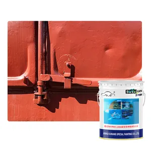 Industrial Rust Red Alkyd Mixed Paint Commercial Metallic Primer for Outdoor Use Brush Roll Spray Application