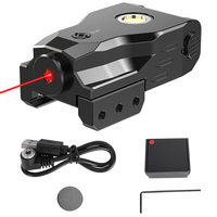 Nouvelle lunette laser tactique rechargeable sous-compacte 635-650nm pour la chasse en plein air, viseur de visée laser rouge