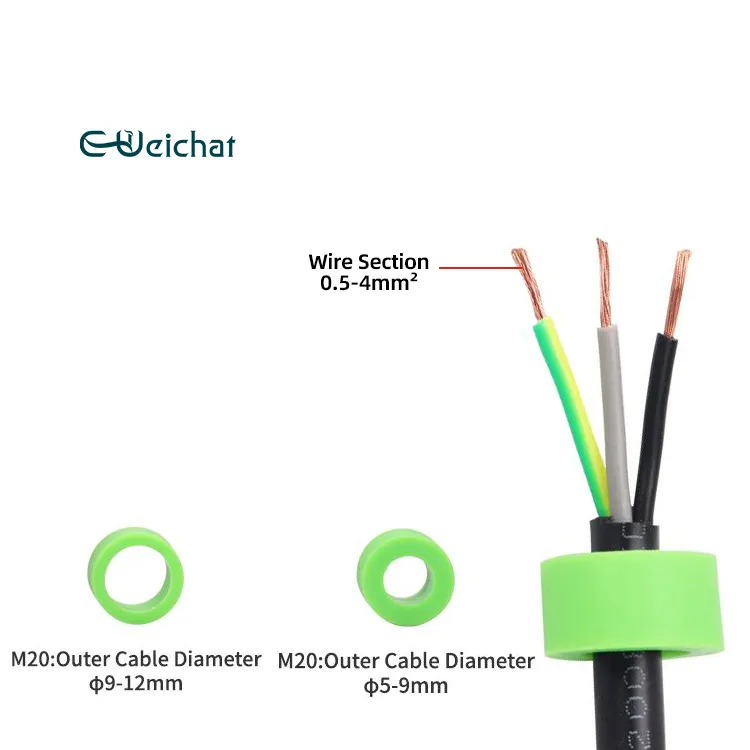 Нейлоновые IP68 пластиковые 2 способа подключения электрических кабелей электрические панели коробки для светодиодном освещении водонепроницаемая распределительная коробка