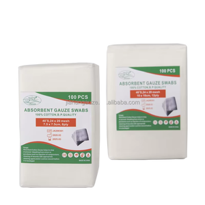 ผ้าก๊อซ 100% ผ้าฝ้าย ไม่ผ่านการฆ่าเชื้อ ซึมซับสูง ขนาด 2 นิ้ว 4 ชั้น สำหรับปิดแผล - Product Image 2