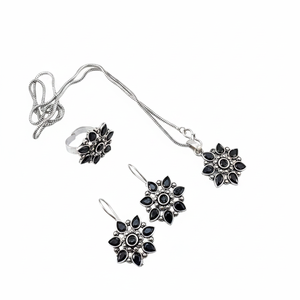 Ensemble combiné de bijoux de mode plaqués oxydés - Product Image 2