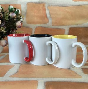 Most Popular Colorful Ceramic Mug With <b>Heart</b> <b>Shape</b> Handle - Product Image 5