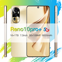 Harga Grosir Pabrik Ponsel Reno 10 Pro+ Versi Global 5G Baru Original Layar HD 7,3 Inci Dual SIM Android