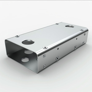 Custom Precision Stainless Steel Sheet Metal Enclosure Electronic Chassis Power Supply <b>Box</b> Case Industrial Use ISO9001 Certified - Product Image 3