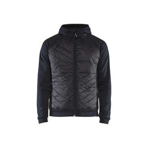 BLAKLADER - 346325268699XS Pull hybride Marine foncé/Noir-EAN 7330509713174 WORK HOODIES - Product Image 1