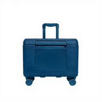 Glacière isotherme portable en alliage aluminium-magnésium avec roues universelles pour camping et pique-nique en extérieur, style européen et américain