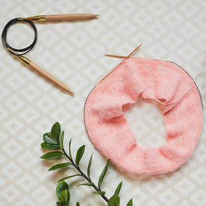 Aguja Circular Fija <span class=keywords><strong>KnitPro</strong></span> Basix de Madera de Haya de 40 cm y 2.00-8.00 mm para Tejer Suéteres, Chales, Ganchillo, Herramienta de Tejer - Product Image 4