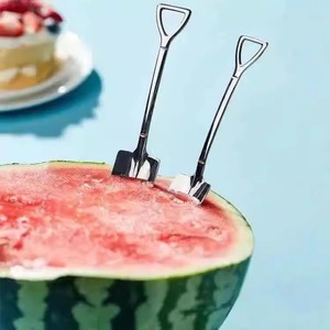 Stainless Steel Melon Scoops 4 <b>Pc</b> <b>Set</b> Heavy Duty Fruit Vegetable Tools Manual Operation - Product Image 3