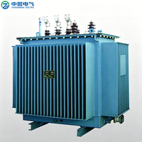 Transformateur de puissance immergé dans l'huile triphasé 450 kVA 900 kVA 50 Hz de qualité export, refroidissement ONAN/ONAF, bobinage cuivre/aluminium pour applications électriques