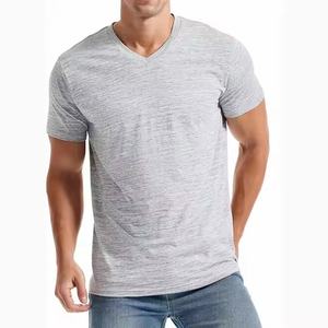 Camiseta Deportiva de Secado Rápido para Hombre, Diseño Nuevo, para Gimnasio, Tejido Personalizado, Absorbe la Humedad - Product Image 1