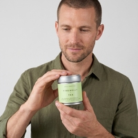 Boîte à thé matcha ronde hermétique en fer blanc de qualité alimentaire, avec logo personnalisé en relief, pour poudre de thé vert, double couvercle, coffret cadeau, vente en gros