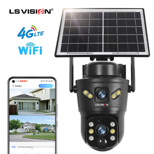 กล้องวงจรปิด LS <span class=keywords><strong>VISION</strong></span> แบบสองจอ 4G พลังงานแสงอาทิตย์ ความละเอียด 2K PTZ พร้อมระบบตรวจจับมนุษย์ด้วย PIR+AI ติดตามอัตโนมัติ มองเห็นในเวลากลางคืน มาตรฐานกันน้ำ IP66 รุ่น V380 <span class=keywords><strong>Pro</strong></span> - Product Image 1