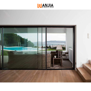 Portes coulissantes en aluminium à double vitrage, anti-ouragan, insonorisées, pare-balles, conforme à la norme AS2047 NFRC pour balcon extérieur - Product Image 2