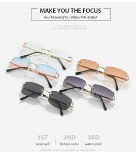 <span class=keywords><strong>Lunettes</strong></span> photochromiques de luxe haut de gamme 2025, <span class=keywords><strong>lunettes</strong></span> de mode à monture carrée sans bordure en métal, <span class=keywords><strong>lunettes</strong></span> de soleil photochromiques pour hommes et femmes - Product Image 2