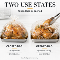 Sachet personnalisé à fond carré et fermeture éclair, compatible micro-ondes, pour poulet rôti - Déjeuner du dimanche