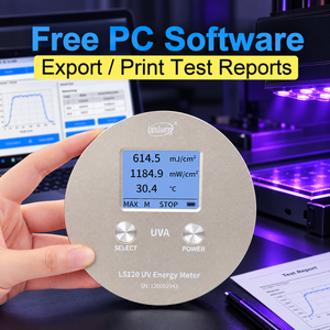 Radiomètre intégrateur UV LS120 avec courbes de puissance, d'énergie et de température pour lampes de polymérisation 365 nm - Product Image 5