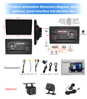 Carplay Vidéo USB Connexion Voiture Lecteur DVD pour Bluetooth Sony pour Volkswagen Lexus Captiva Audi Medios Y Tracker 9 Navigation