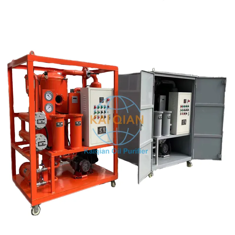 Kleinkapazität Abfallisolierung Transformator Ölfiltermaschine Filtration und Dehydrierungsmaschine