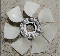 Pales de ventilateur en aluminium de turbine de ventilateur axial de 5-16 ailes pour la roue de ventilateur de climatisation centrale pour la ligne de tuyau d'incendie