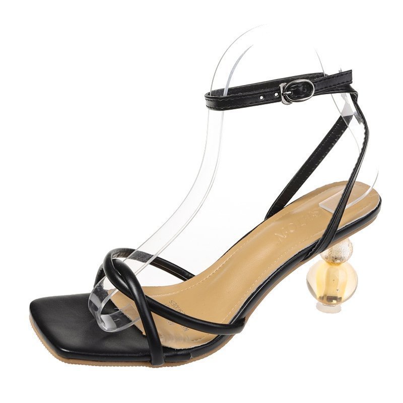 SANDALIAS ROMANAS NEGRAS » Sandalias PLANAS Mujer » BELLADONA ® Número 39