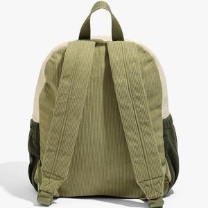 Prix de gros mignon velours côtelé étudiants sac à dos coloré coton velours côtelé enfants sac à dos personnalisé velours côtelé sac à dos pour enfants - Product Image 2