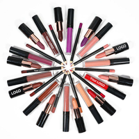 Vente en gros de maquillage Vegan Matte Liquid Lipstick Gloss Longue durée Private Label Custom