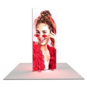 Lingtong Indoor Outdoor Large Advertising Light Box Display Backlit Foldable Seg Led Fabric Lightbox For Event Exhibition