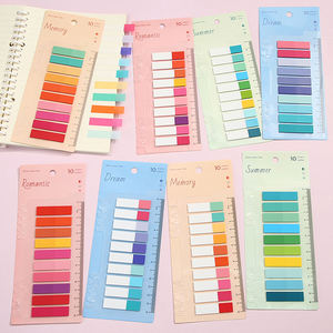 Marcadores de Página Autoadhesivos, Notas Adhesivas Transparentes, Bloc de Notas, Pestañas de Índice de Plástico, Papelería con Reglas - Product Image 2