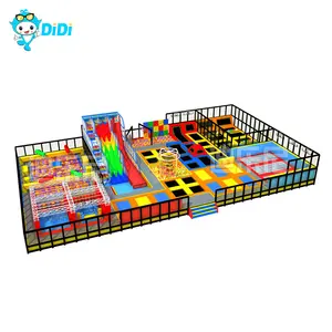 Didi Big Indoor Trampoline Playground Equipment Amusement Sport Trampoline Park Equipment For Kids And Adults