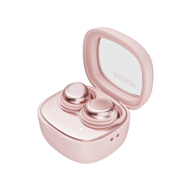 Huien True Wireless Bluetooth Earbuds with Lucency Charging Case Earphones IPX4 Sweat Resistance Ear Buds