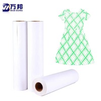 Papier de transfert blanc à séchage rapide, imperméable, adhésif, pour sublimation textile, impression numérique, épaisseur 0,051 mm, largeur 36-72 pouces, vente chaude