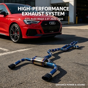 Tuyaux d'échappement Catback en alliage de titane modifié haute performance avec silencieux à valve pour <span class=keywords><strong>Audi</strong></span> RSQ3 2.5T <span class=keywords><strong>2020</strong></span>-2023 pour libérer la puissance du turbo - Product Image 1