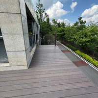 Nouvelle technologie chinoise WPC, planches de terrasse en composite bois-plastique 3D embossées, terrasse WPC pour extérieur