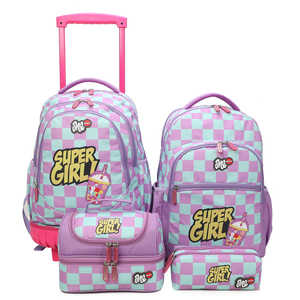 Tas Ransel Sekolah Anak Model Troli Kapasitas Besar Anti Air Multifungsi Motif Kartun Lucu, Terbaru 2022 - Product Image 5