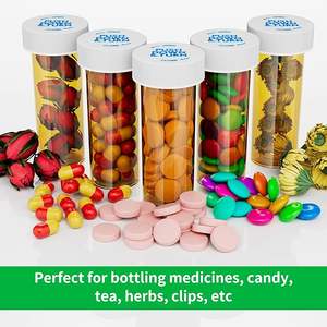 Горячая распродажа 8dr/13dr/20dr/30dr/40dr/60dr проталкивать и поворачивать детский пластиковый медицинский флакон - Product Image 3