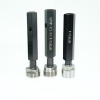Jauges de calibrage fileté NPTF Dryseal L1 L2 et jauges de calibrage fileté lisse haute précision, tailles de 1/16 à 3 pouces, vente en gros directe usine